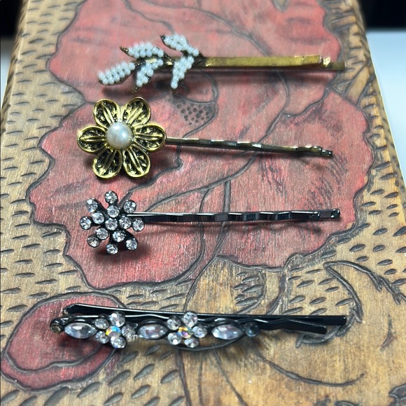 Anthropologie Accessories - Anthropologie and More--Four New and Unused Glamorous Hairpins